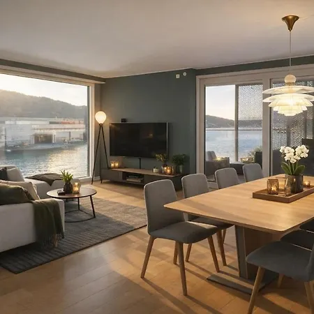 Luxury By The Sea - In The Middle Of Appartement Bergen